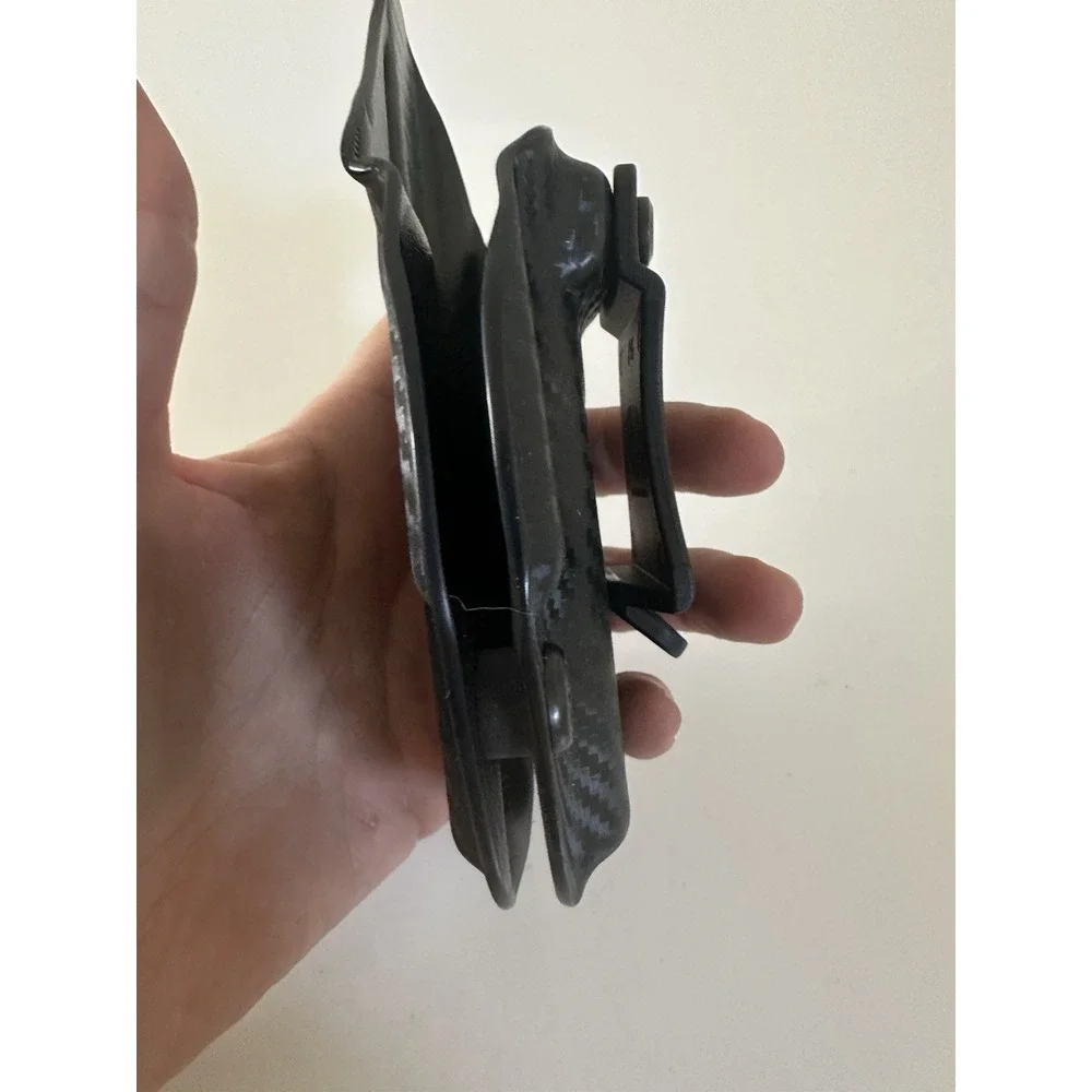 Glock 43 Holder Black Hard Case Belt Clip Waist